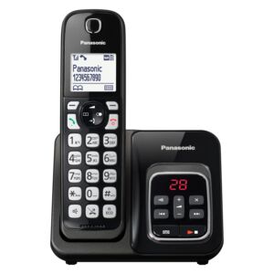 Panasonic Cordless Telephone Black Panasonic Cordless Telephone Black